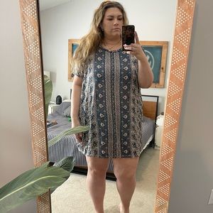 Lucky Brand Print Dress Beach Coverup 3XL Womens Plus